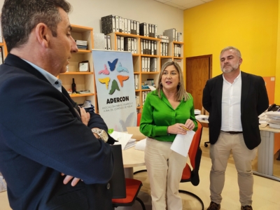 ADERCON recibe la visita del delegado territorial de Desarrollo Rural, Álvaro Burgos