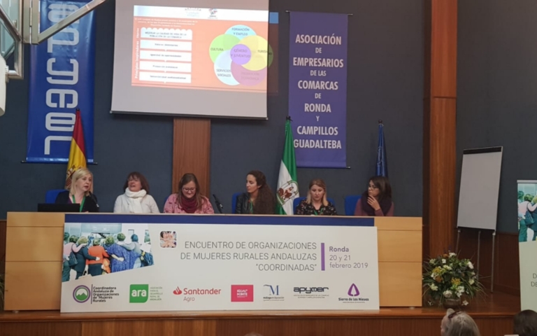 ADERCON participa en un Encuentro de Organizaciones de Mujeres Rurales Andaluzas